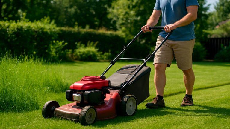 How Many Calories Do You Burn Mowing The Lawn